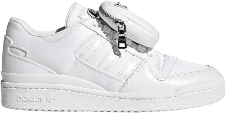 Prada x Adidas Forum Superstars Sneakers White