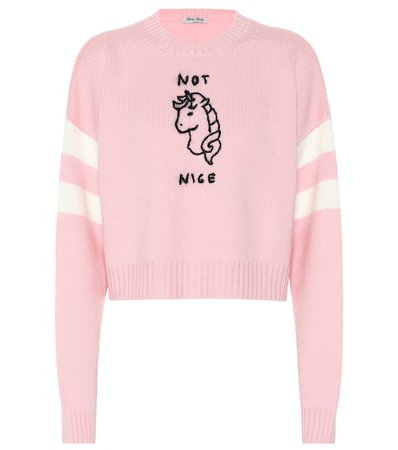Not Nice cropped wool sweater