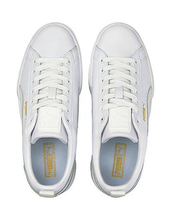 PUMA Mayze Classic platform sneakers in white | ASOS