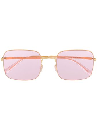 Gold & pink Mykita Studio 7.3 sunglasses - Farfetch