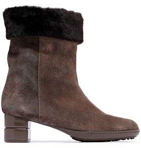 My Cold Shearling-lined Suede Ankle Boots