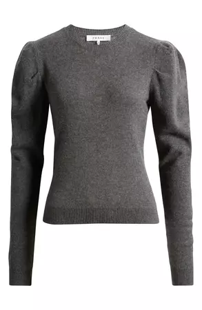 FRAME Puff Shoulder Cashmere & Wool Sweater | Nordstrom