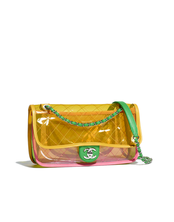 Chanel-PinkYellow-PVC-Coco-Splash-Medium-Flap-Bag.png (564×720)