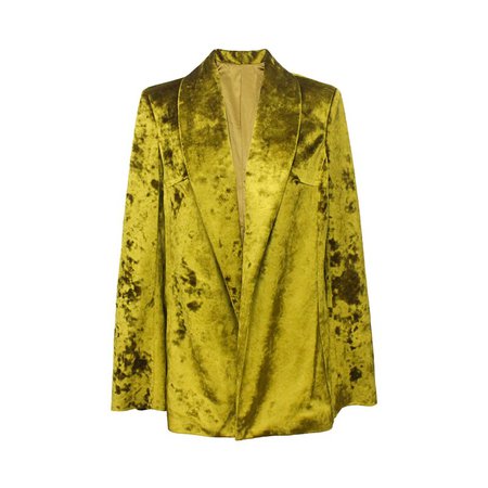 KoHuiJoo Designers Blazer Women Non Button Casual Long Sleeve Loose Velvet Blazer Coat Female Bright Yellow Green Jackets-in Blazers from Women's Clothing on Aliexpress.com | Alibaba Group