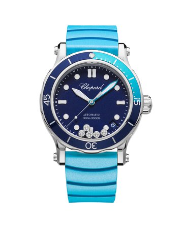Chopard 40mm Happy Ocean Sport Medium Watch with Diamonds