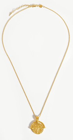 Missoma gold coin necklace
