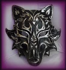silver wolf mask