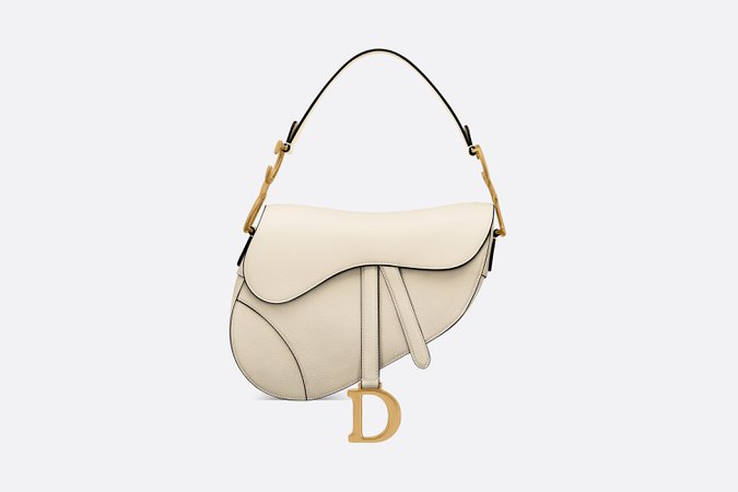 Saddle Bag Latte Grained Calfskin - Bags - Women's Fashion | DIOR