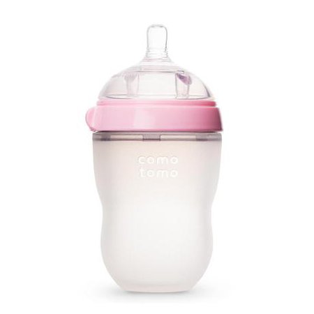 Comotomo Natural Feel Baby Bottle - Pink 8 Oz – Pacifier