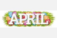 April, Clip Art, Months Of The Year