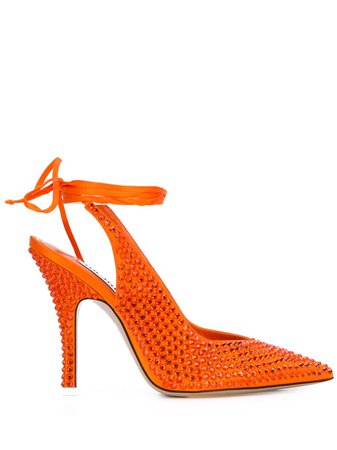 The Attico Studded Pointed Pumps - Farfetch