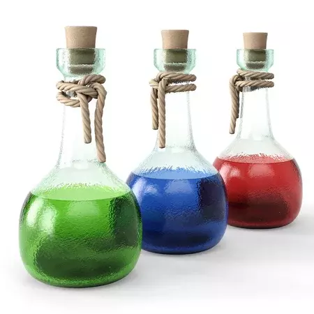 potion green red blue