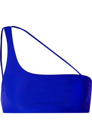 Jade Swim | Apex one-shoulder bikini top | NET-A-PORTER.COM