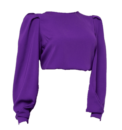 blusa violeta