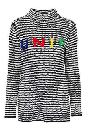 Logo Stripe Tunic by UNIF - Clothing- Topshop