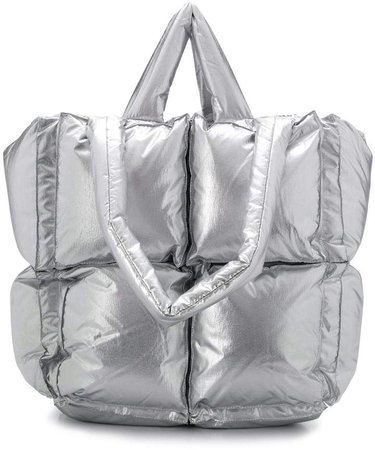 padded square tote