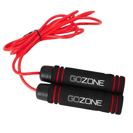 GoZone 1lb Weighted Jump Rope, Red Combo | Walmart Canada