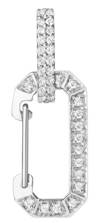 EÉRA 18kt White Gold Chiara Diamond Earrings