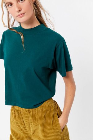 Urban Renewal Remnants Mock Neck Tee | Urban Outfitters