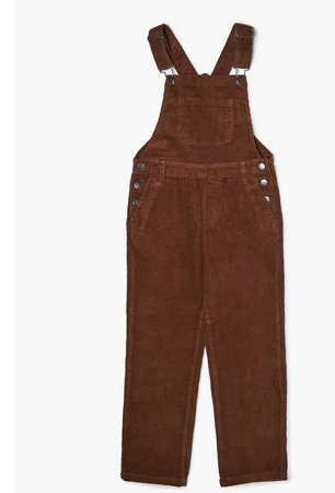 brown overalls
