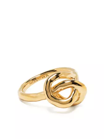 Missoma Molten Knot Stacking Ring - Farfetch