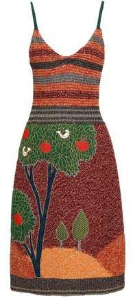 Wool-blend Jacquard Dress
