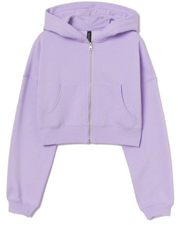 H&M purple zip up hoodie