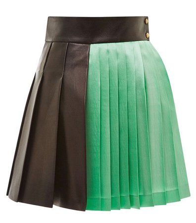 Black and Green Skirt