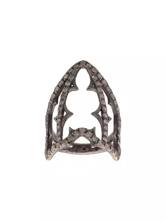 Loree Rodkin Gothic Shield Ring