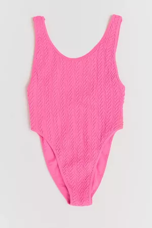 Out From Under Seamless Zigzag High-Cut One-Piece Swimsuit | Urban Outfitters