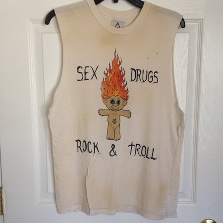 Sex drugs rock troll tank