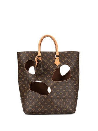 Louis Vuitton Pre-Owned x Comme Des Garçons burned holes monogram tote $9,996 - Buy Online VINTAGE - Quick Shipping, Price
