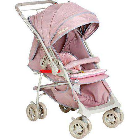 Carrinho de Bebê Galzerano Maranello II - Cinza/Rosa nas Lojas Americanas.com