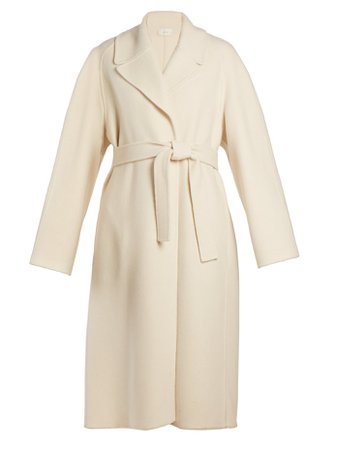 Mesly tie-waist double-faced wool coat | The Row | MATCHESFASHION.COM