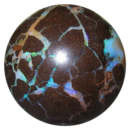 Australian opal sphere