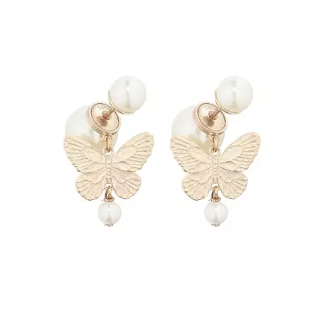 dior butterfly metamorphose earrings