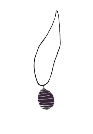 amethyst write wrapped crystal necklace