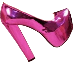 fuchsia pink platform high heels