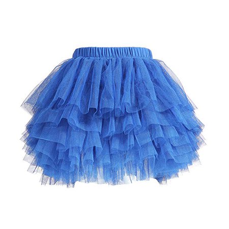 Amazon.com: Baby Girls' Tutu Skirt Toddler 6 Layered Tulle Tutus 1-8T Blue: Clothing