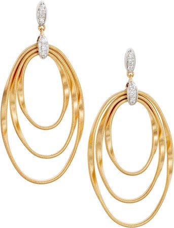 Marrakech 18k Gold & Diamond Earrings