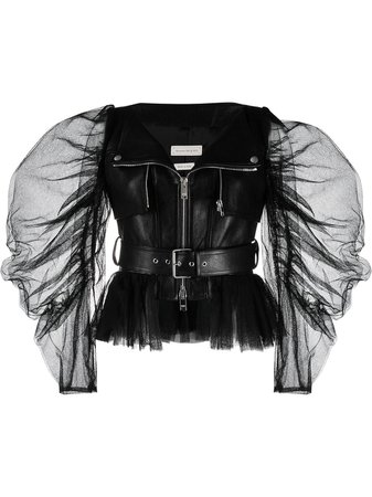 Alexander McQueen multi-panel design jacket - FARFETCH
