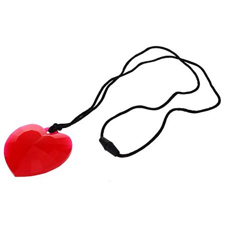 Red Heart Chewable Necklace