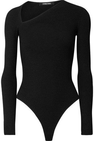 black bodysuit top