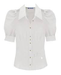 white puffy shirt sleeve button up - Google Search