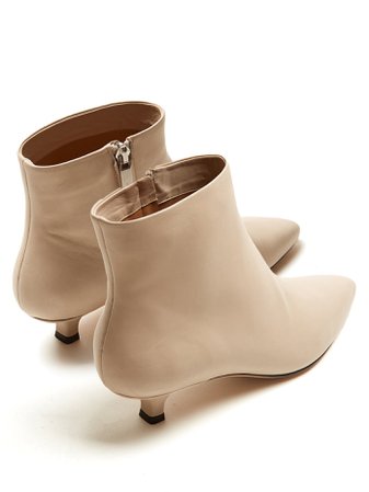 Coco point-toe leather ankle boots | The Row | MATCHESFASHION.COM