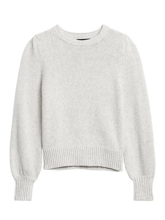 Puff-Sleeve Sweater | Banana Republic