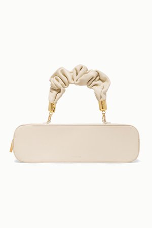 White Kinchaku mini leather tote | The Sant | NET-A-PORTER