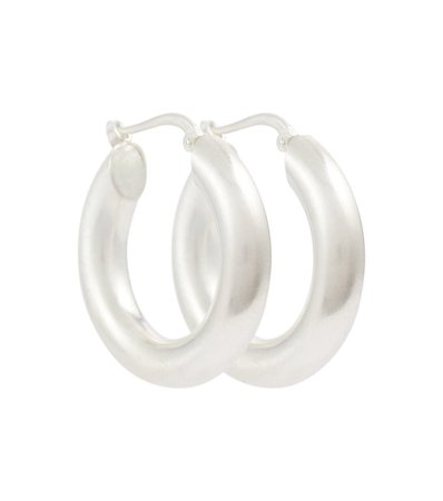 Jil Sander Sterling silver hoop earrings