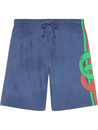Gucci Shorts with Interlocking G print $1,100 - Buy Online SS19 - Quick Shipping, Price