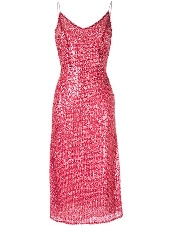 Walk Of Shame Sequin-Embellished Slip Dress